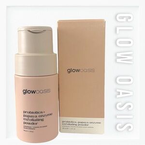 NWT Glow Oasis Probiotic and Papaya Enzyme Exfoliating Powder